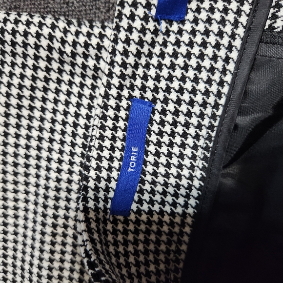 Apt. 9 Black and White Straight Leg Pants - Picture 7 of 10